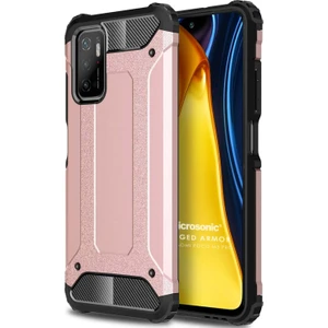 Xiaomi Redmi Note 11 Se Kılıf Rugged Armor Rose Gold