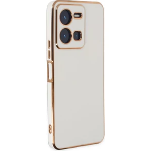 Vivo Y35 Kılıf Olive Plated Beyaz