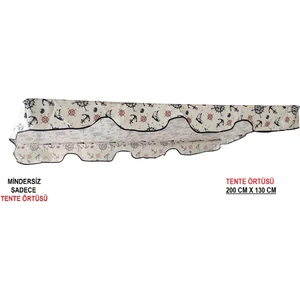 Vip Home Concept Tente Salıncak Tentesi Gölgelik 3 Kişilik Tente Gölgelik 200X130 Cm-Marin