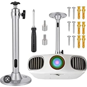 Mini Projeksiyon Tavan Askı Aparatı 21,5 cm (Aluminyum Eloksallı)