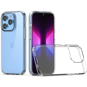 Apple iPhone 13 Pro Kılıf Yumuşak Şeffaf Ince Esnek Renksiz Silikon Kapak