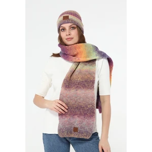 New Rainbow Degrade Atkı & Bere Takımı