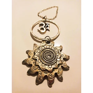 Feng Shui Tibet Spiral Güneş Çiçeği Om Sembol Tılsımı Meditasyon Gümüş Yaşam Enerjisi Gücü