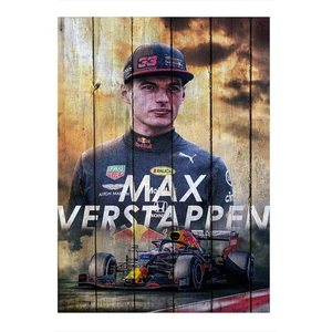 Max Verstappen Formula 1 Pilotu Art Mdf Tablo