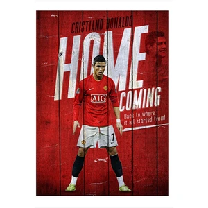 Cristiano Ronaldo Futbolcu Art Mdf Poster