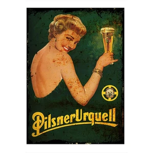 Bira Temalı Desenli Mdf Tablo