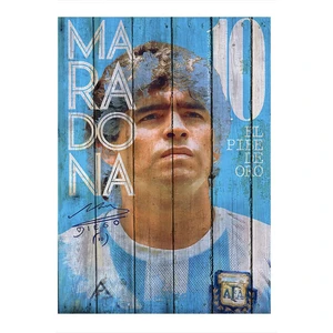 Diego Maradona Futbolcu Modern Mdf Tablo