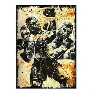 Mike Tyson Boksör Model Mdf Tablo