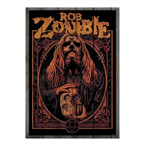 Rob Zombie Metal Müzik Hediyelik Ahşap Tablo
