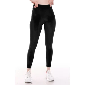 Belifanti Collection Kışlık Kadife Likralı Tayt Siyah