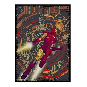 Iron Man Demir Adam Film Afişi Tasarım Mdf Tablo