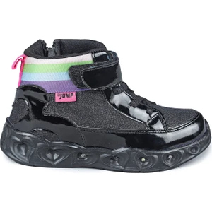 26962 Siyah Işıklı Kız Çocuk Spor Ayakkabı