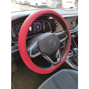 Kırmızı Silikon Direksiyon Kılıfı