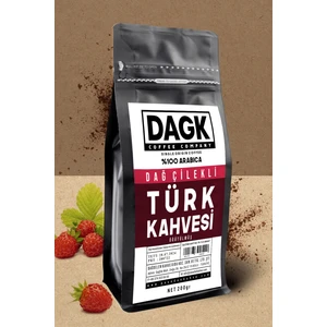 Dağ Çilekli Türk Kahvesi 200 gr (Aromalı)