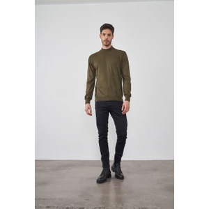 Çetinkaya Mentality 3178 Yarım Balıkçı Haki Triko