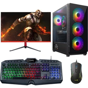 Tx22 Intel Core i5 3470 16GB Ram 256GB SSD 1TB HDD 4GB RX550 27" Monitör Masaüstü Oyun Bilgisayarı