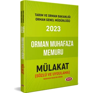 Data Yayınları Tarım ve Orman Bakanlığı 2023 Orman Muhafaza Memuru Mülakat