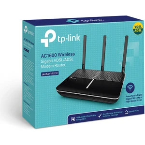 Archer VR600, AC1600, 4 Port Gigabit, Dual Band, 1300MBPS, 3AD Anten, Vdsl2, Adsl2+ Modem