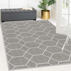 West Home Makinede Yıkanabilir Kaymaz Taban Leke Tutmaz Salon Halısı Mutfak Halısı ve Yolluk