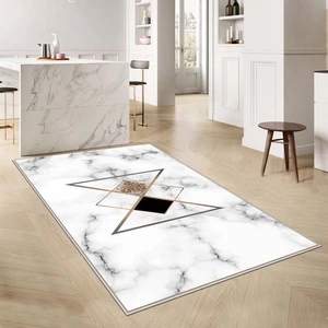 West Home Makinede Yıkanabilir Kaymaz Taban Leke Tutmaz Salon Halısı Mutfak Halısı ve Yolluk