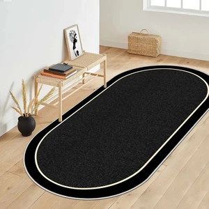 West Home Makinede Yıkanabilir Kaymaz Taban Leke Tutmaz Oval Salon Halısı Mutfak Halısı ve Yolluk
