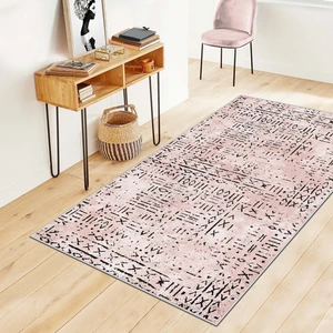 West Home Makinede Yıkanabilir Kaymaz Taban Leke Tutmaz  Salon Halısı Mutfak Halısı ve Yolluk