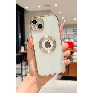 iPhone 13 Uyumlu Köşeleri Renkli Şeffaf Kamera Korumalı Silikon Luxury Telefon Kılıfı