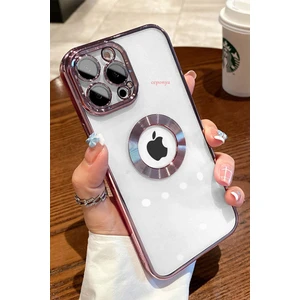 iPhone 13 Uyumlu Köşeleri Renkli Şeffaf Kamera Korumalı Silikon Luxury Telefon Kılıfı