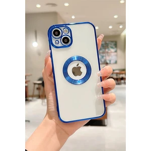 iPhone 13 Uyumlu Köşeleri Renkli Şeffaf Kamera Korumalı Silikon Luxury Telefon Kılıfı