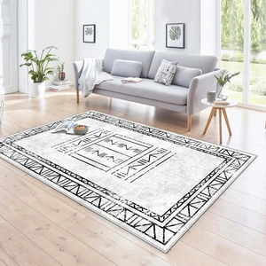 Confidence Home Makinede Yıkanabilir Kaymaz Taban Leke Tutmaz Salon Halısı Mutfak Halısı ve Yolluk