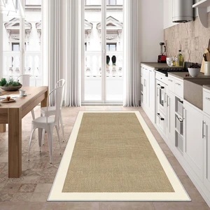 Confidence Home Makinede Yıkanabilir Kaymaz Taban Leke Tutmaz Salon Halısı Mutfak Halısı ve Yolluk