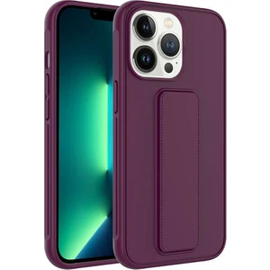 iPhone 14 Pro Uyumlu Standlı Mat Pürüzsüz Telefon Kılıfı