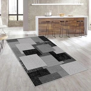 Confidence Home Makinede Yıkanabilir Kaymaz Taban Leke Tutmaz Salon Halısı Mutfak Halısı ve Yolluk