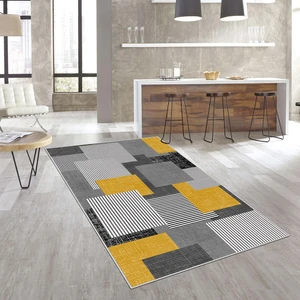 Confidence Home Makinede Yıkanabilir Kaymaz Taban Leke Tutmaz Salon Halısı Mutfak Halısı ve Yolluk