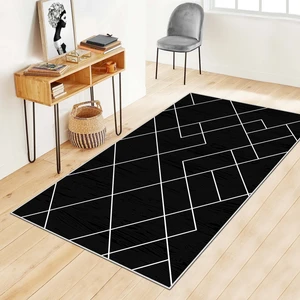 Confidence Home Makinede Yıkanabilir Kaymaz Taban Leke Tutmaz  Salon Halısı Mutfak Halısı ve Yolluk