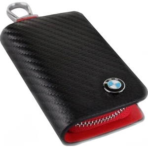 Oto Tuning Karbon Cüzdan - Bmw Uyumlu Karbon Desenli Gerçek Deri Cüzdan Anahtarlık