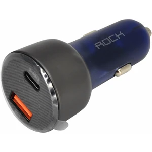 Rock H16 Pd 72W USB To Type-C 18W 2 Çıkışlı Araç Şarj Aleti