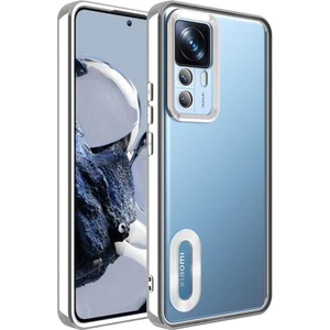 Xiaomi Mi 12T Kılıf Köşeleri Renkli Şeffaf Kamera Korumalı Silikon Luxury Kapak