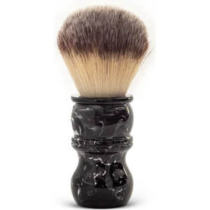 Yaqi Brush Kara Mermer Reçine Saplı Klasik Sentetik Tıraş Fırçası, Yüksek Kaliteli Hızlı Köpük Üretme ve Çabuk Kuruma Özelliği