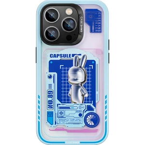 Apple iPhone 14 Pro Max Kılıf Magsafe Şarj Özellikli Benks Casebang Rabbit Kapak