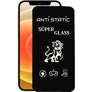 Case World Apple iPhone 12 Tam Kaplayan Anti Statik Dayanıklı Süper Cam Ekran Koruyucu
