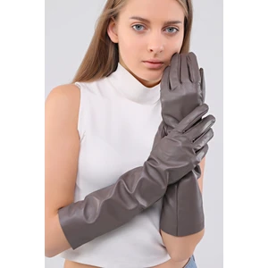 Kadın Uzun Hakiki Deri Eldiven