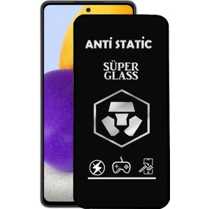 Caseart Samsung Galaxy A72 Tam Kaplayan Anti Statik Dayanıklı Süper Cam Ekran Koruyucu