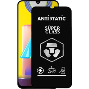 Caseart Samsung Galaxy M31 Tam Kaplayan Anti Statik Dayanıklı Süper Cam Ekran Koruyucu