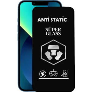 Caseart Apple iPhone 13 Tam Kaplayan Anti Statik Dayanıklı Süper Cam Ekran Koruyucu