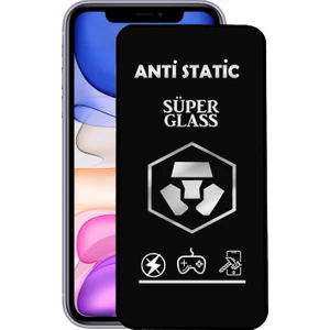 Caseart Apple iPhone 11 Tam Kaplayan Anti Statik Dayanıklı Süper Cam Ekran Koruyucu