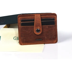 746 Hakiki Deri Slim  Kartlık Kağıt Para Bölmeli