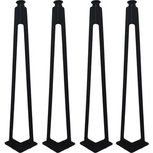 A Design 4'lü Dekoratif Metal Firkete Sehpa Ayağı (44 cm Yükseklik)