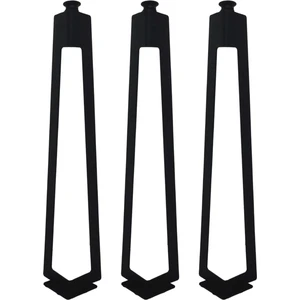 A Design 3'lü Dekoratif Metal Firkete Sehpa Ayağı 52 cm Yükseklik
