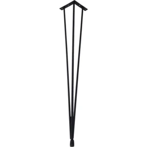A Design Metal Tel Ayak, Firkete Masa, Bar, Dresuar, Zigon Sehpa Ayağı (1 Adet 100CM, 3 Ayaklı)